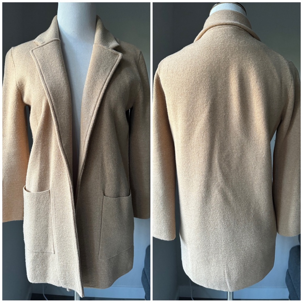 J. Crew Sophie Open Front Sweater Blazer - image 4